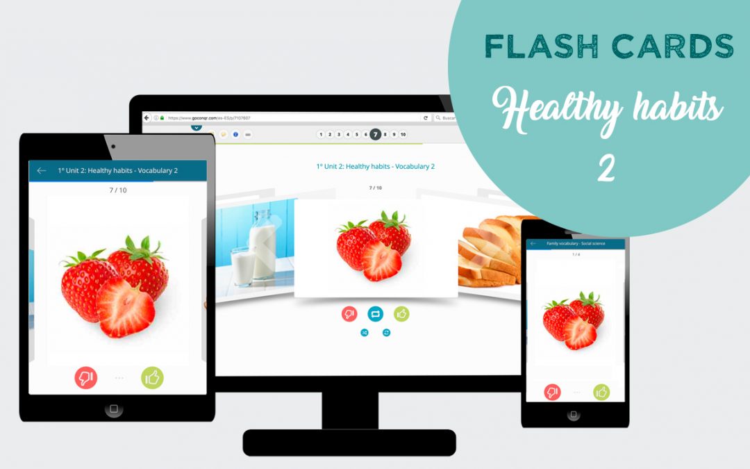Flash cards: ‘Healthy habits 2’
